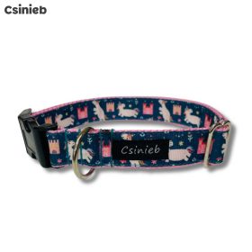 Klasszikus nyakörv - UNIKORNIS-VÁR MINTÁS