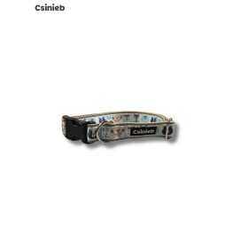 Klasszikus nyakörv - MENTA POFIK MINTÁS - BARNA