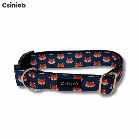 Klasszikus nyakörv - RÓKA FEJ MINTÁS