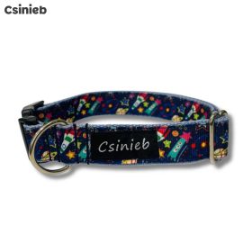 Klasszikus nyakörv - RAKÉTA MINTÁS SZÜRKE