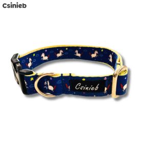 Klasszikus nyakörv - CSILLAGOS UNIKORNIS MINTÁS