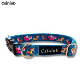 Klasszikus nyakörv - CUKI RÓKA ÉS SZARVAS MINTÁS