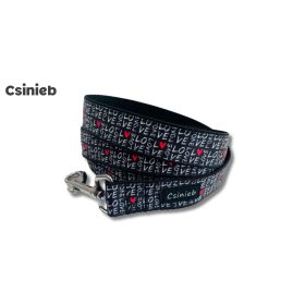 Fix bélelt póráz - LOVE MINTÁS