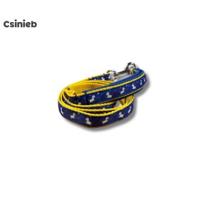 Fix bélelt póráz - KÉK UNIKORNIS MINTÁS