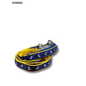 Fix bélelt póráz - KÉK UNIKORNIS MINTÁS