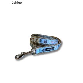 Fix bélelt póráz - MENTA POFIK MINTÁS - BARNA