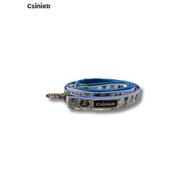 Fix bélelt póráz - MENTA POFIK MINTÁS - KÉK