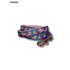 Fix bélelt póráz - TÉLI RÓKA MINTÁS