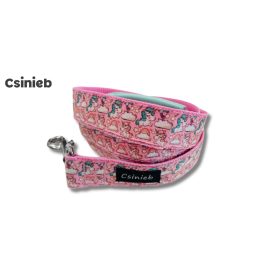 Fix bélelt póráz - UNIKORNIS FELHŐK MINTÁS