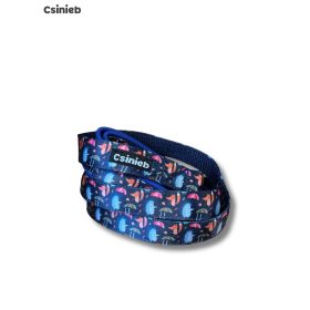 Fix bélelt póráz -ESERNYŐS RÓKA-SÜNI -KÉK