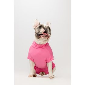 Műtét utáni ruha - szuka - mintás - hasa rész