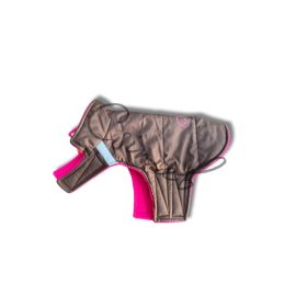 Csillag kabát  - BARNA - PUFI - PINK POLÁR