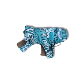   Csillag kabát  - ZÖLD KÉPREGÉNY MINTÁS - PUFI - BARNA POLÁR