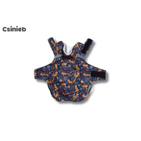   Csillag kabát  - ÁTMENETI - KÉK RÓKA MINTÁS - KÉK POLÁR