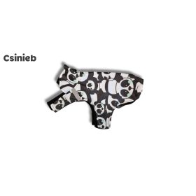   Csillag kabát  - ÁTMENETI - PANDA MENTAPOFI MINTÁS - FEKETE POLÁR