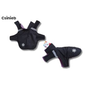   Csillag kabát  - ÁTMENETI - FEKETE - LILA POLÁR - CIPZÁRAS HÁMKIVÁGÁS