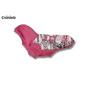 Gengszter pulóver - RÓZSASZÍN KÉPREGÉNY MINTÁS