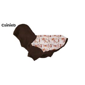 Gengszter pulóver - CUKI RÉNSZARVAS MINTÁS - BÉZS