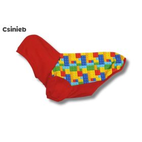 Gengszter pulóver - KOCKA MINTÁS - PIROS