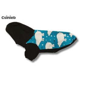 Gengszter pulóver - JEGESMACI MINTÁS - FEKETE