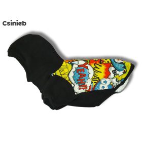 Gengszter pulóver - KÉPREGÉNY MINTÁS - PIROS