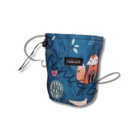 Jutalomfalat tartó TÁSKA - SMARAGD MACI MINTÁS