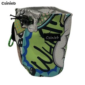 Jutalomfalat tartó TÁSKA - ZÖLD KÉPREGÉNY MINTÁS