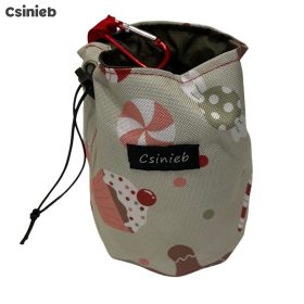 Jutalomfalat tartó TÁSKA - ZÖLD MÉZI MINTÁS