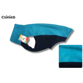 Sport pulóver - VILÁGOSKÉK - FEKETE BÁRSONY