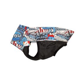 Csinieb sport kabát - NYÁRI - KÉK KÉPREGÉNY MINTÁS