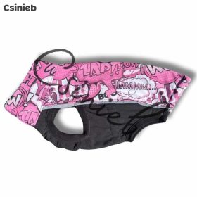   Csinieb sport kabát - TÉLI - RÓZSASZÍN KÉPREGÉNY MINTÁS