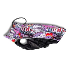 Csinieb sport kabát - TÉLI - LILA KÉPREGÉNY MINTÁS