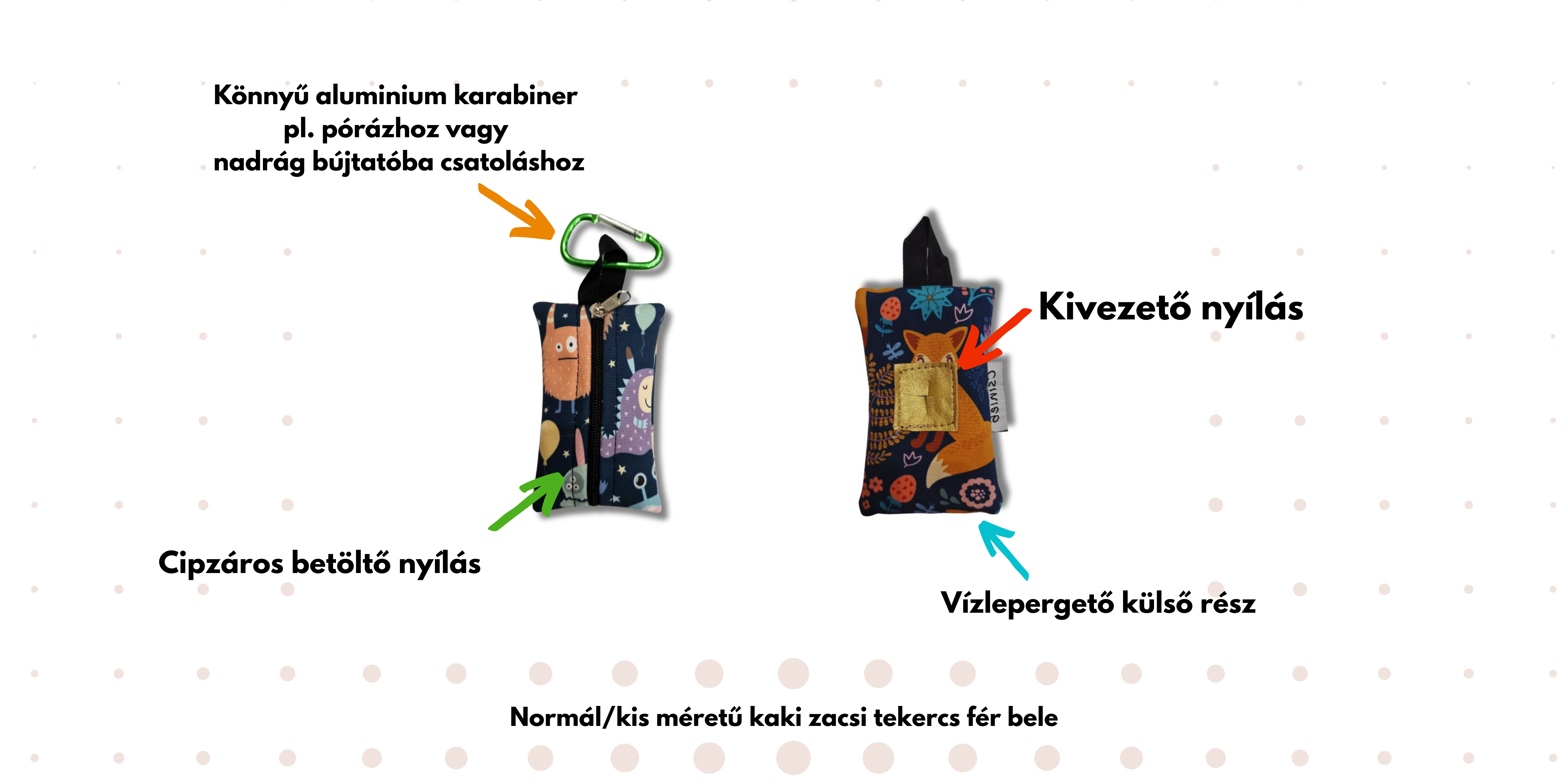 Kakizacsi tartó táska